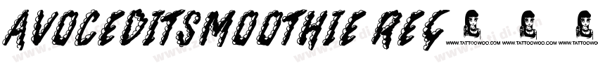 AvoceditSmoothie Reg字体转换